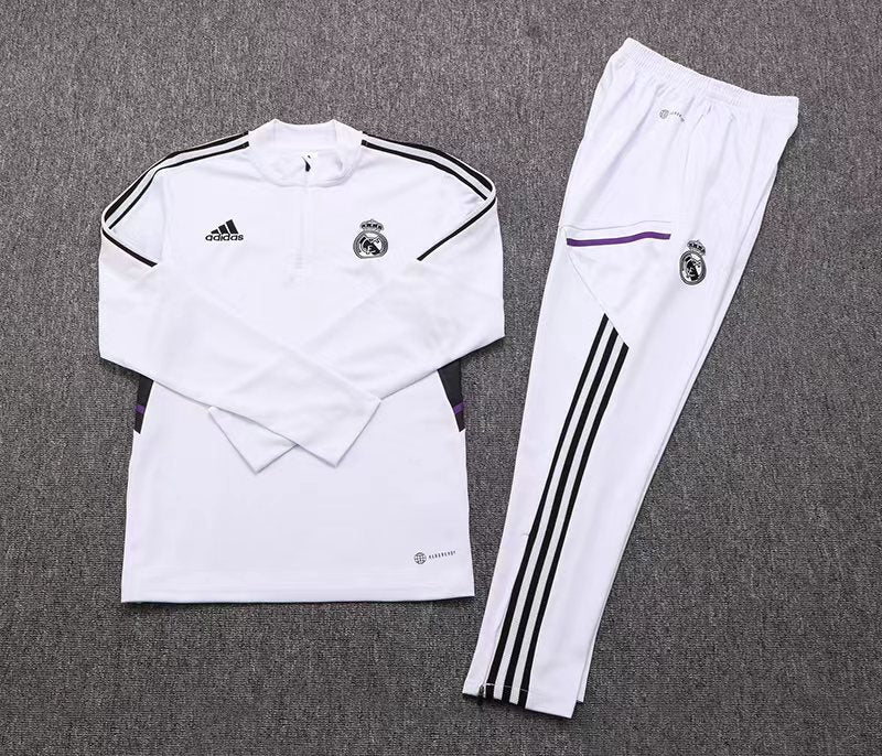 TRACKSUIT REAL MADRID WHITE 22/23