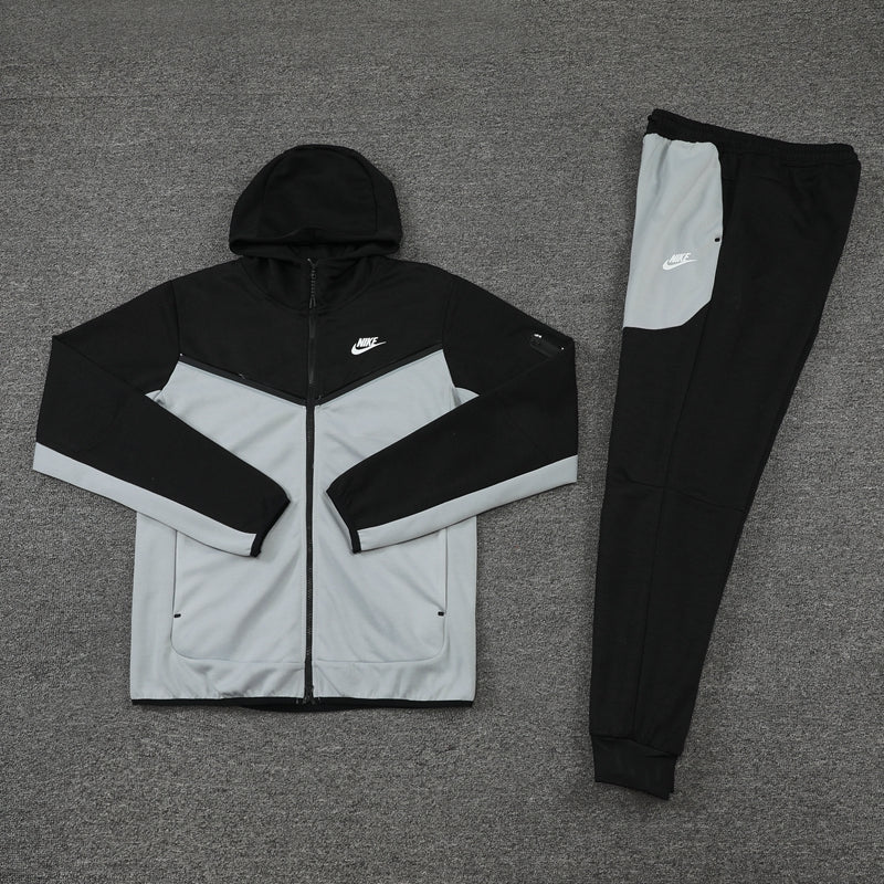 CONJUNTO NIKE TECH FLEECE CINZA