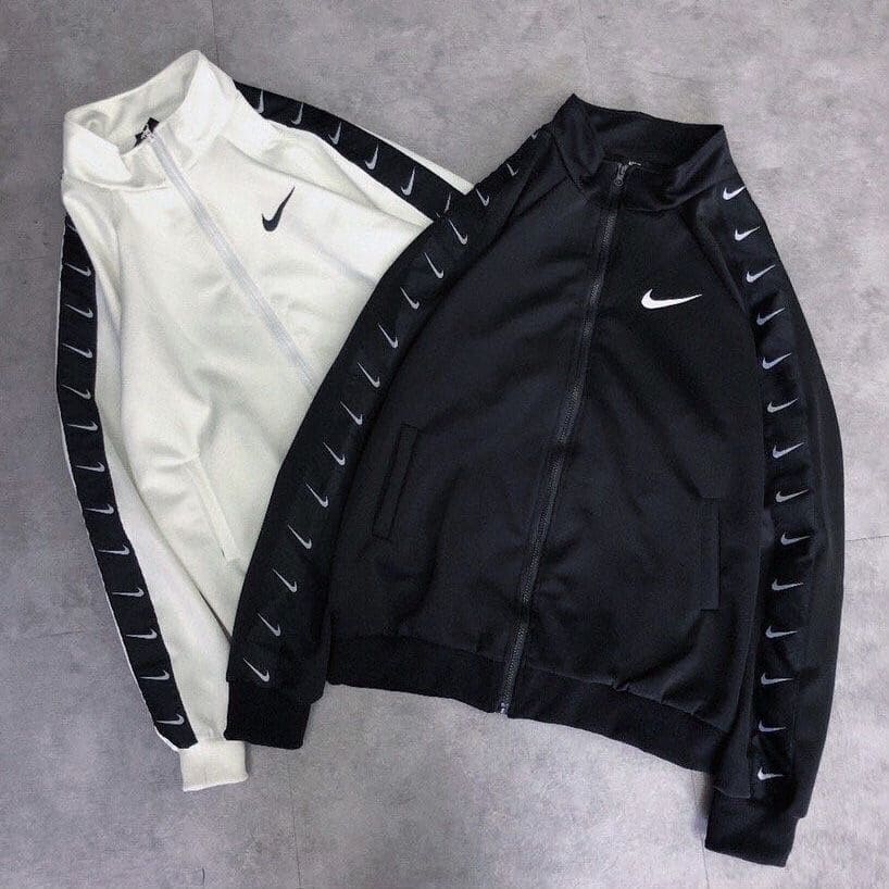 NIKE JAQUETA BOMBER BLACK & WHITE