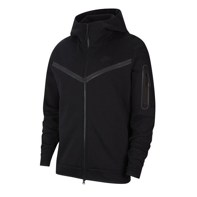 MOLETOM NIKE TECH FLEECE PRETO