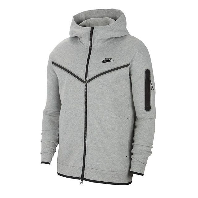 CONJUNTO NIKE TECH FLEECE PRETO & CINZA