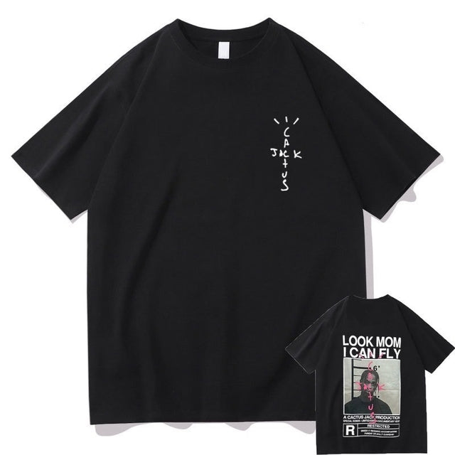 CAMISETA TRAVIS SCOTT LOOK MON I CAN FL