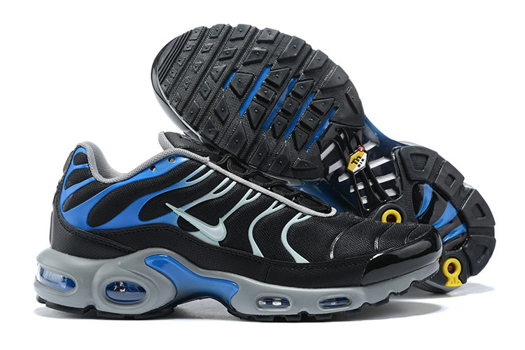 AIR MAX PLUS BLACK, BLUE AND GREY