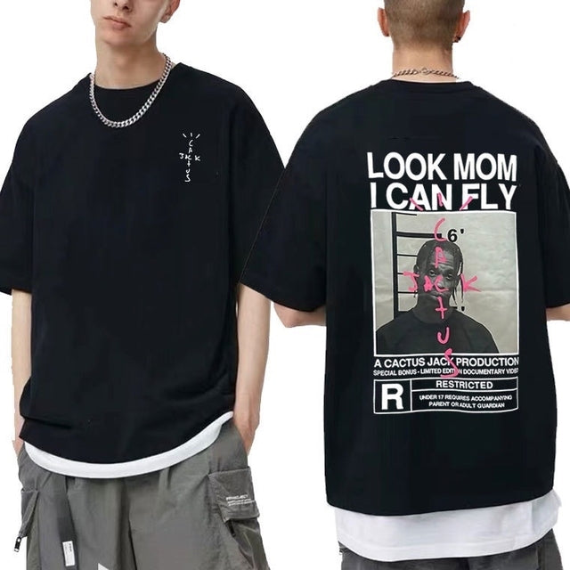 CAMISETA TRAVIS SCOTT LOOK MON I CAN FL