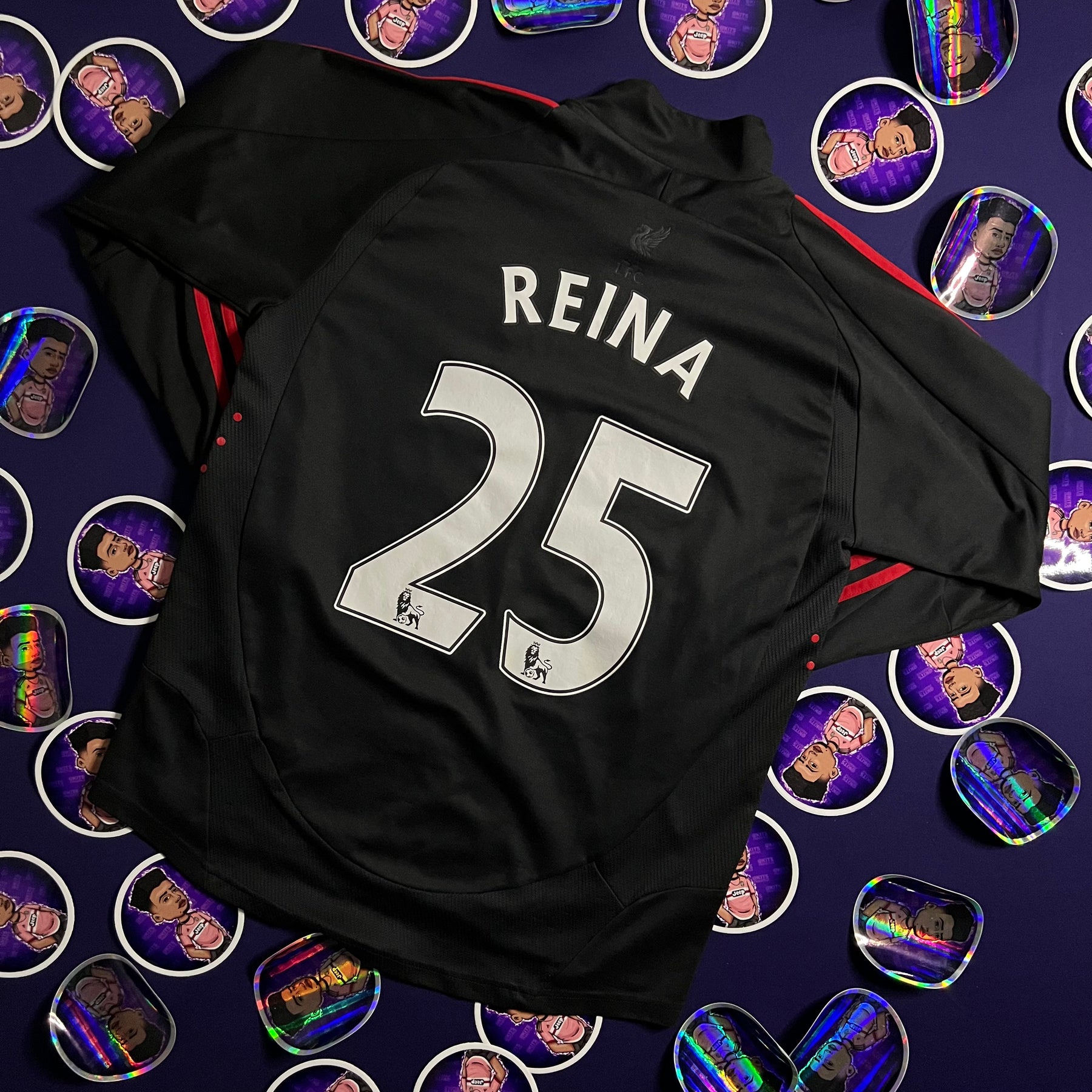 MANGA LONGA LIVERPOOL 2009 CUSTOMIZADA PEPE REINA