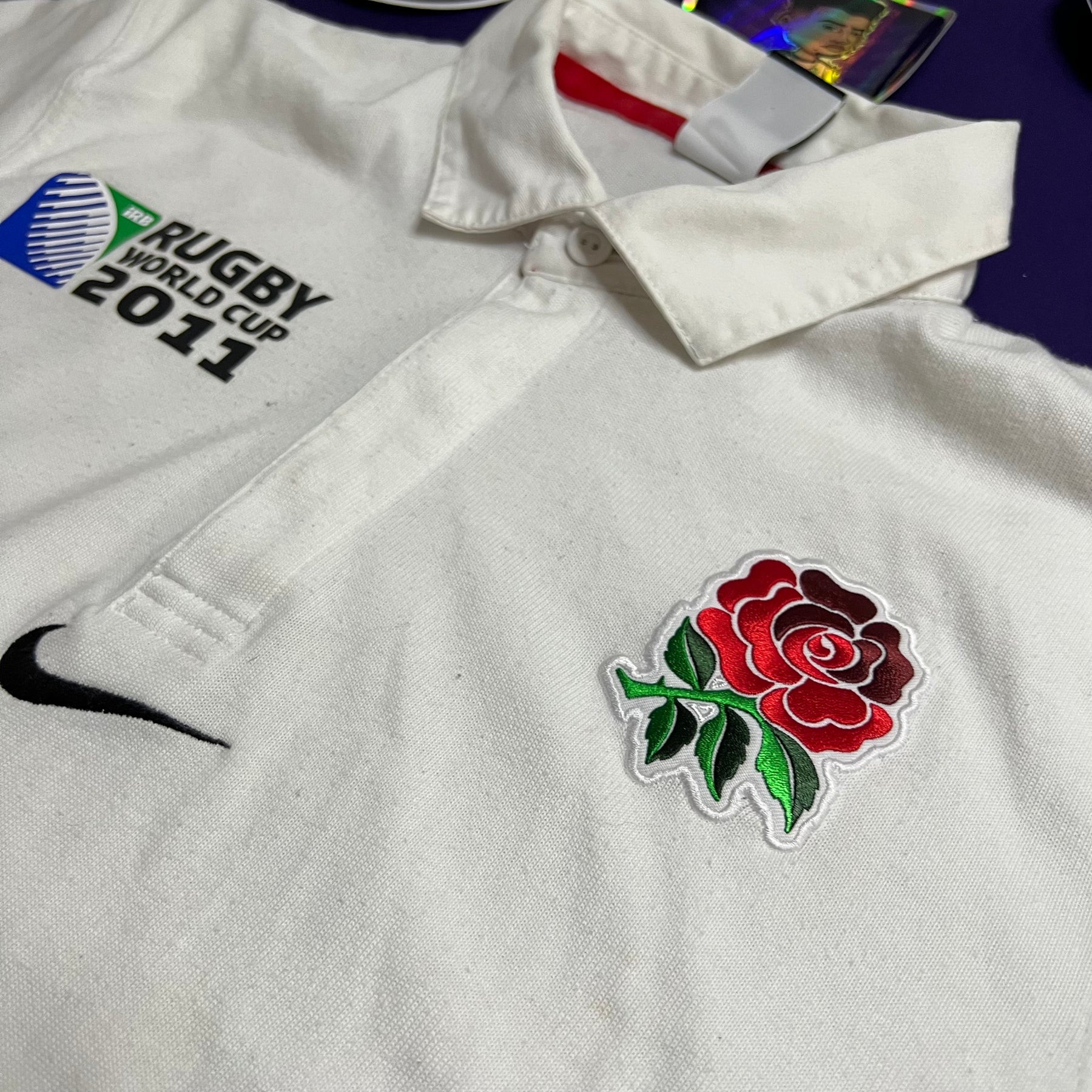 MANGA LONGA POLO INGLATERRA RUGBY WORLD CUP 2011