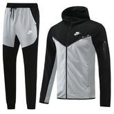 CONJUNTO NIKE TECH FLEECE PRETO E CINZA