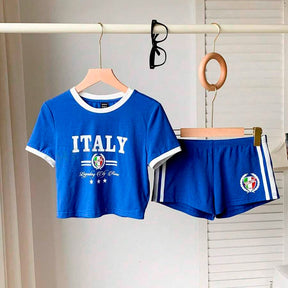 CONJUNTO FEMININO TOP ITÁLIA TRICOTADO