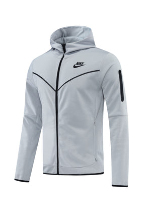CONJUNTO NIKE TECH FLEECE PRETO & CINZA