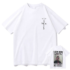 CAMISETA TRAVIS SCOTT LOOK MON I CAN FL