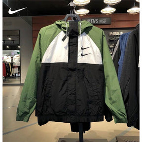 JAQUETA DOUBLE SWOOSH VERDE